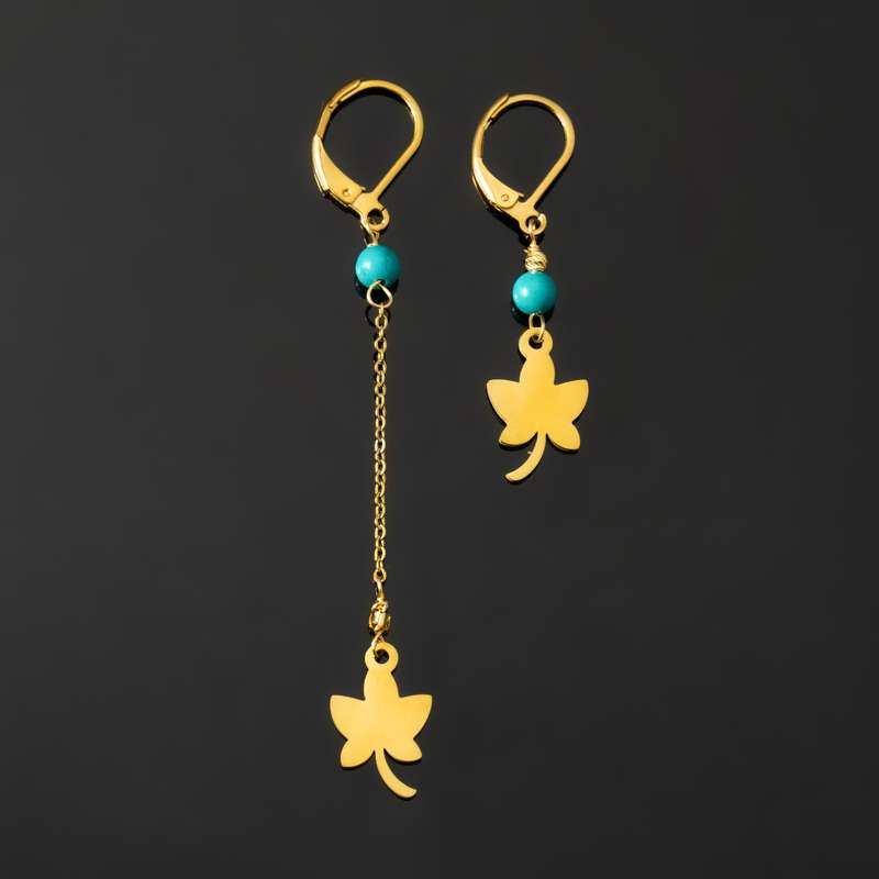 گوشواره طلا 18 عیار زنانه مدل TH129