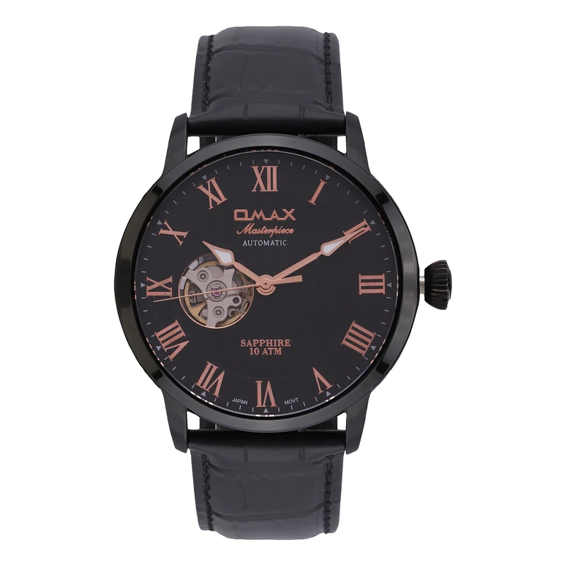 ساعت مچی عقربه‌ای اتوماتیک مردانه اوماکس مدل OAOR009BM22O