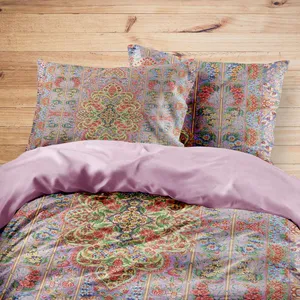 سرویس روتختی مدوپد طرح فرش قم ترنجی محرمات مدل C-Ghom068 یک نفره 4 تکه