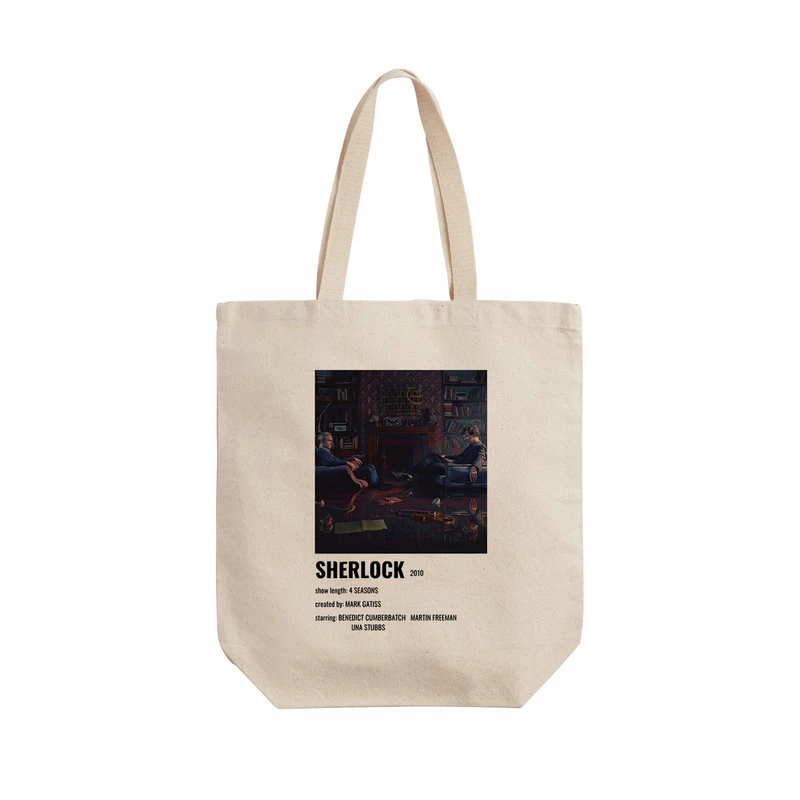 ساک خرید ترمه طراحان ایده مدل Sherlock Holmes کد strm01002 - L