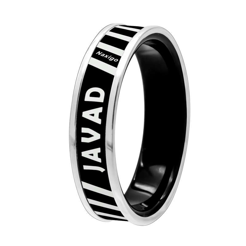 انگشتر ناکسیگو مدل شب تاب طرح جواد کد RB15925 انگشتر ناکسیگو مدل شب تاب طرح جواد کد RB15925