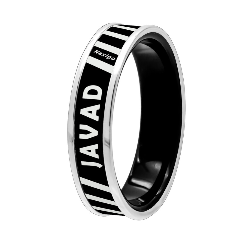 انگشتر ناکسیگو مدل شب تاب طرح جواد کد RB15925 انگشتر ناکسیگو مدل شب تاب طرح جواد کد RB15925