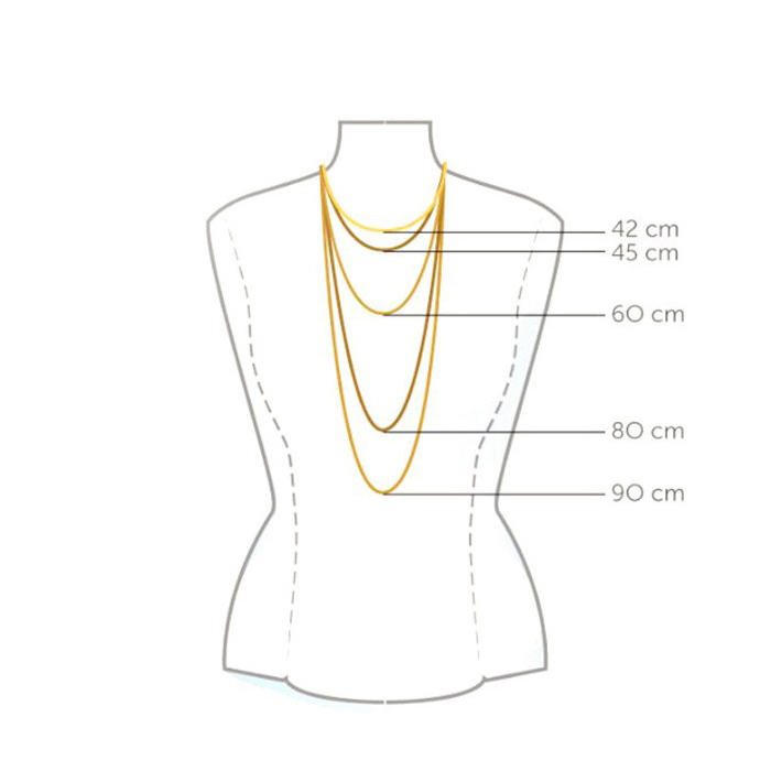 گردنبند طلا 18 عیار زنانه کاپانی طرح قلب کد KN009 -  - 8