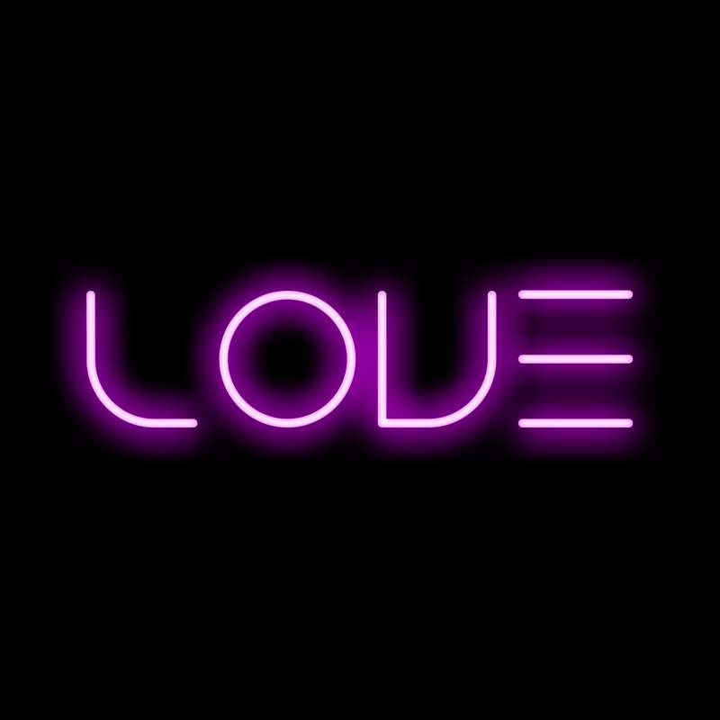 نئون فلکسی طرح Love کد 3