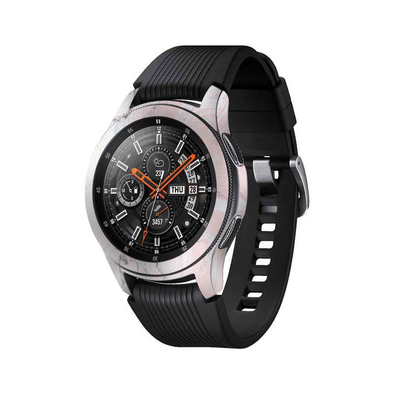 برچسب ماهوت طرح Blanco-Pink-Marble مناسب برای ساعت هوشمند سامسونگ Galaxy Watch 46mm