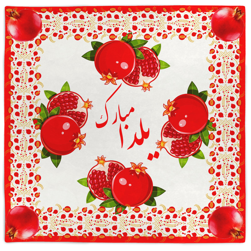 رومیزی طرح انار یلدا 9993 رومیزی طرح انار یلدا 9993