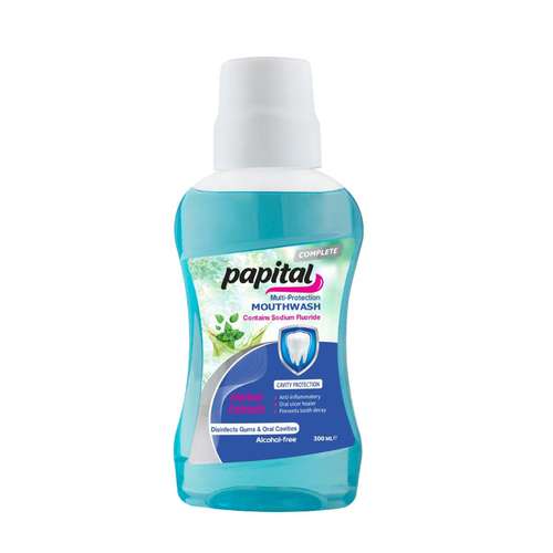 دهان شویه پاپیتال مدل complete حجم 300 میلی لیتر