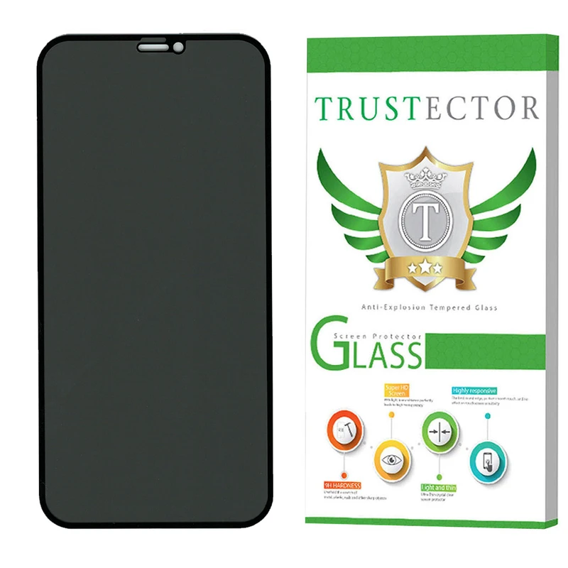 محافظ صفحه نمایش حریم شخصی تراستکتور مدل PFTA مناسب برای گوشی موبایل اپل iPhone 12 Pro