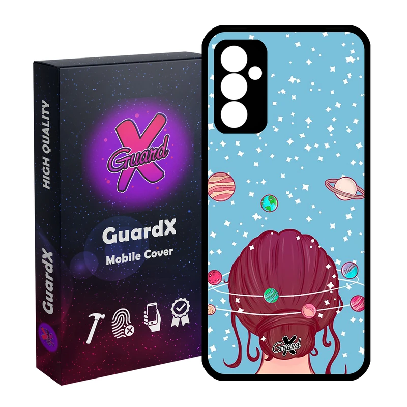 کاور گارد ایکس طرح Girl مدل Glass10211 مناسب برای گوشی موبایل سامسونگ Galaxy A34 / A34 5G