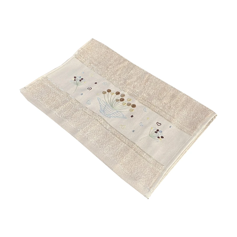 حوله دستی ماندگار مدل GOL119 سایز 40x75 سانتی متر