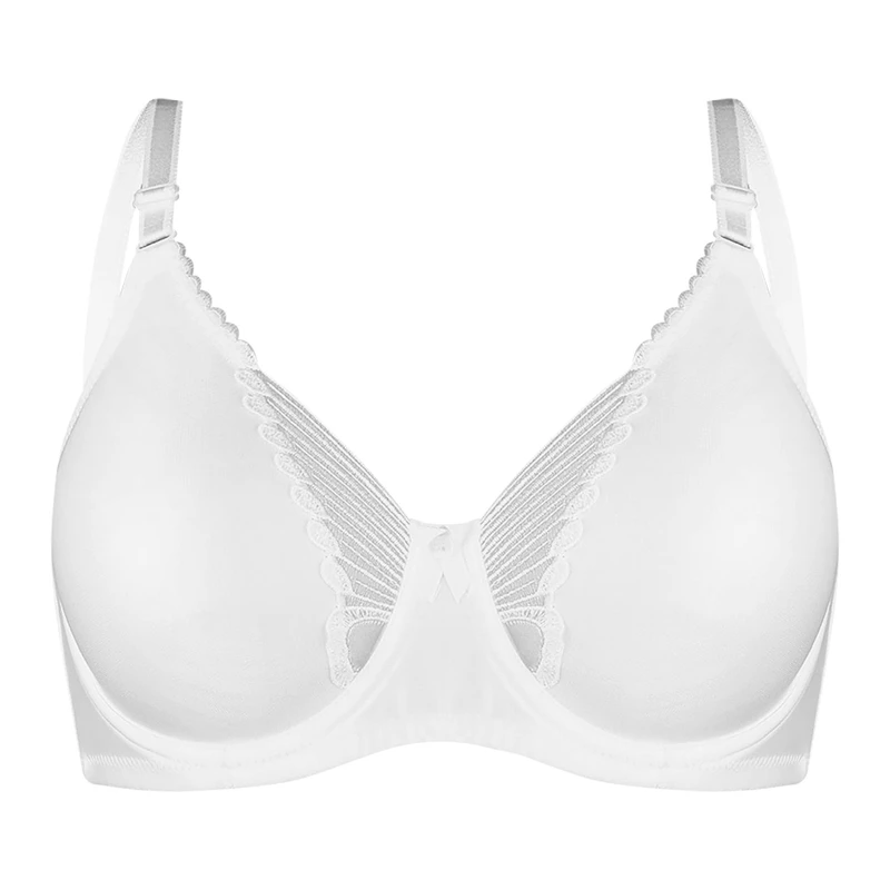 سوتین زنانه لین مدل پرسی فنردار طرح پروانه کد 4680-744