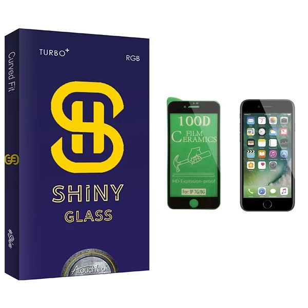 محافظ صفحه نمایش سرامیکی آتوچبو مدل Shiny Glass مناسب برای گوشی موبایل اپل iPhone 7