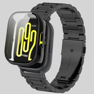بند اسپریگ مدل 3Bead Guard مناسب برای ساعت هوشمند شیائومی Redmi watch 5 active به همراه کاور