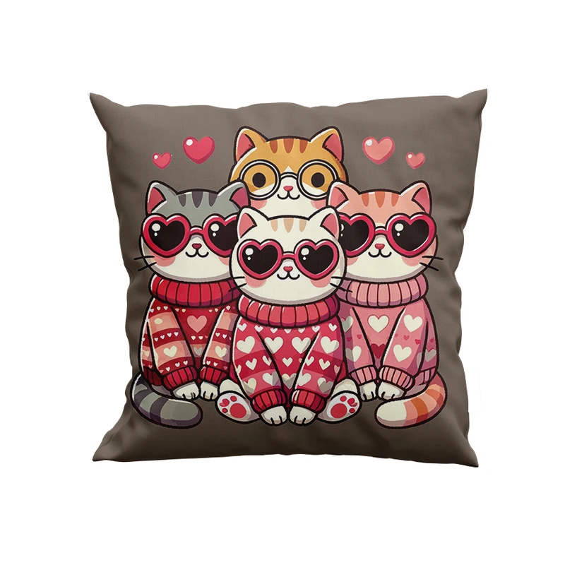 کوسن پاد آفرین مدل گربه ها کد DKK1038