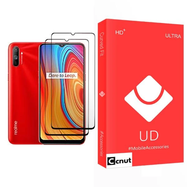 محافظ صفحه نمایش کوکونات مدل UD Ultra MIX002 مناسب برای گوشی موبایل ریلمی C3 بسته دو عددی