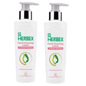 لوسیون شستشو صورت هربکس مدل Acne حجم 200 میلی لیتر مجموعه 2 عددی