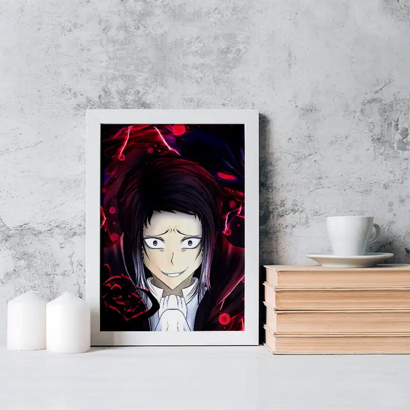 تابلو خندالو مدل آکوتاگوا انیمه سگ های ولگرد بانگو کد 15643