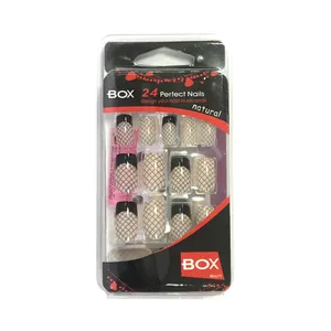 ناخن مصنوعی باکس مدل XO-25 بسته 24 عددی
