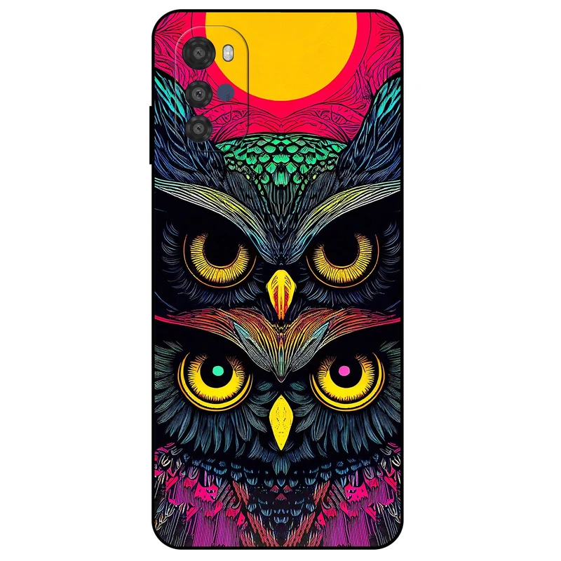 کاور مگافون طرح جغد مدل 1904 مناسب برای گوشی موبایل موتورولا Moto E32 / E32s