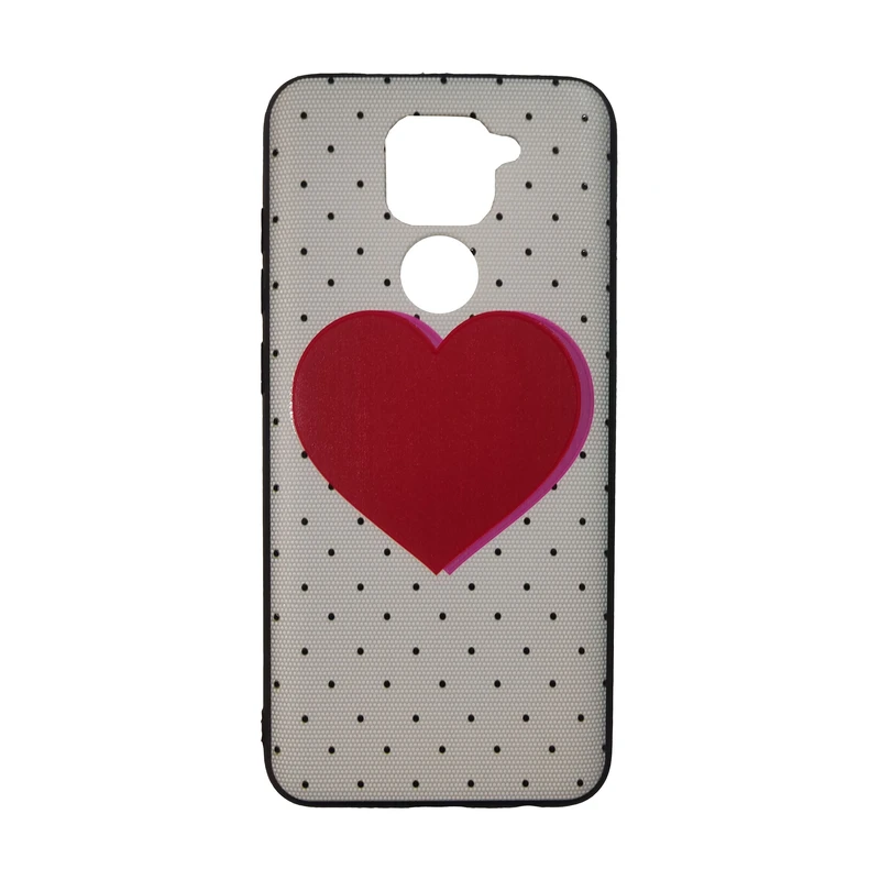 کاور طرح قلب کد 01 مناسب برای گوشی موبایل شیائومی Redmi Note 9 