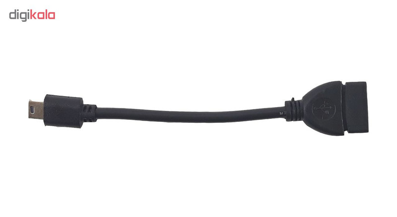 کابل USB OTG به miniUSB مدل Mini USB به طول 15 سانتی متر