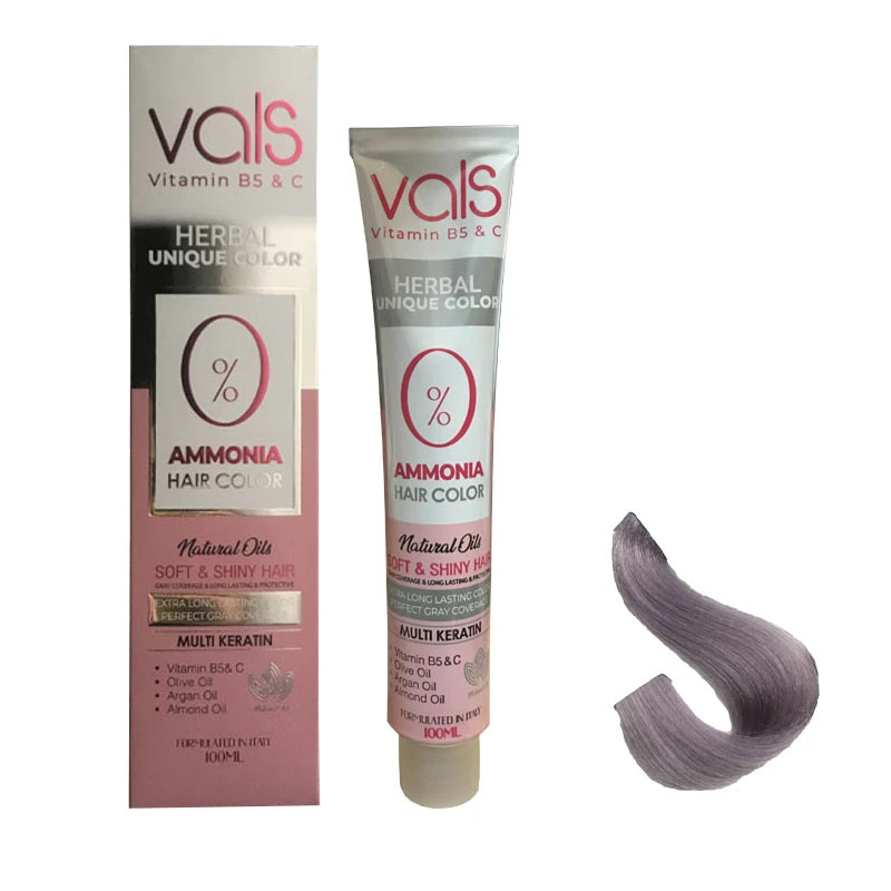 رنگ مو والس شماره 12.08 حجم 100 میلی لیتر رنگ دودی بنفش