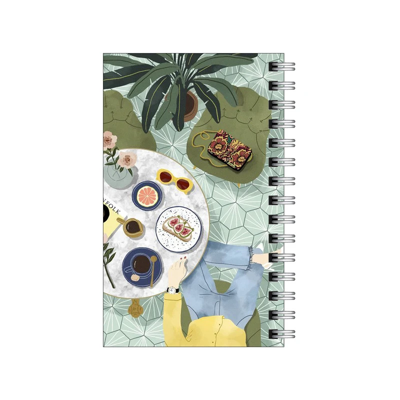 دفترچه یادداشت مدل to do list طرح عصرونه تابستانی کد 6034982