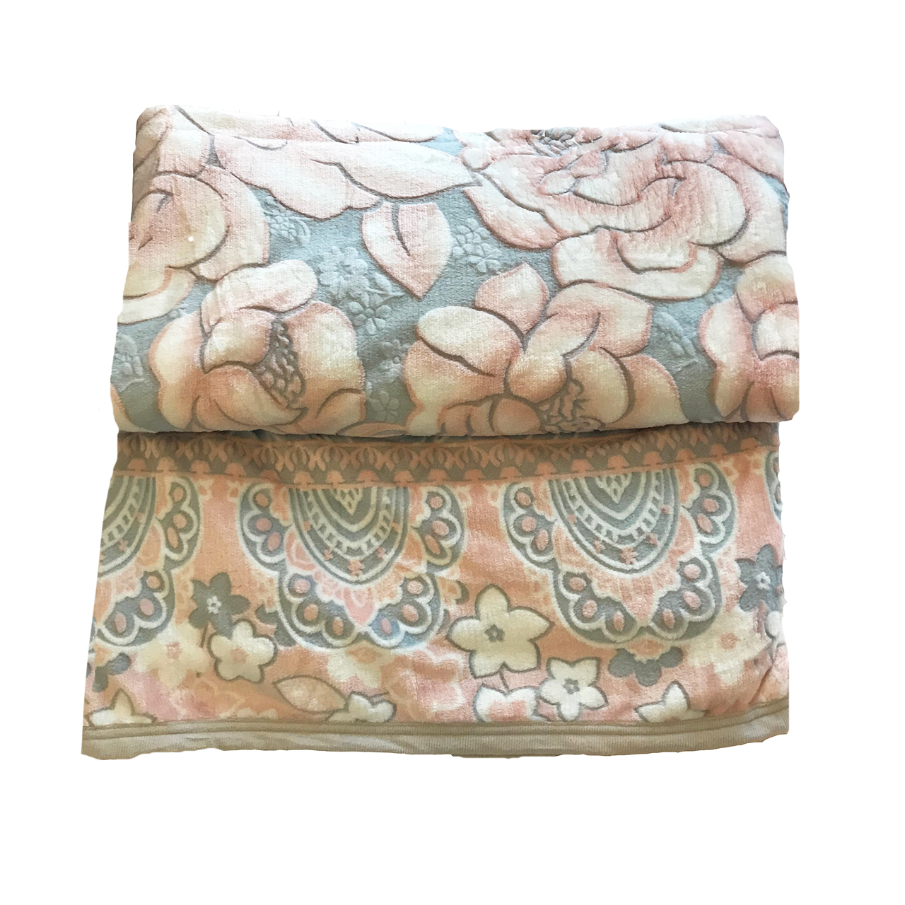 پتو مدل BL16 طرح سه بعدی دو نفره اندازه 220×240 سانتی‌متر