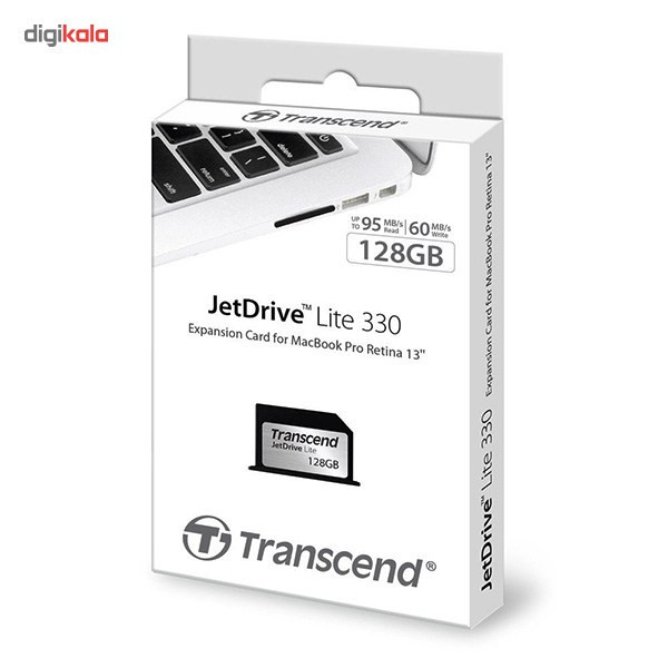 کارت حافظه ترنسند مدل JetDrive Lite 330 مناسب برای مک بوک پرو 13 اینچی رتینا ظرفیت 128 گیگابایت
