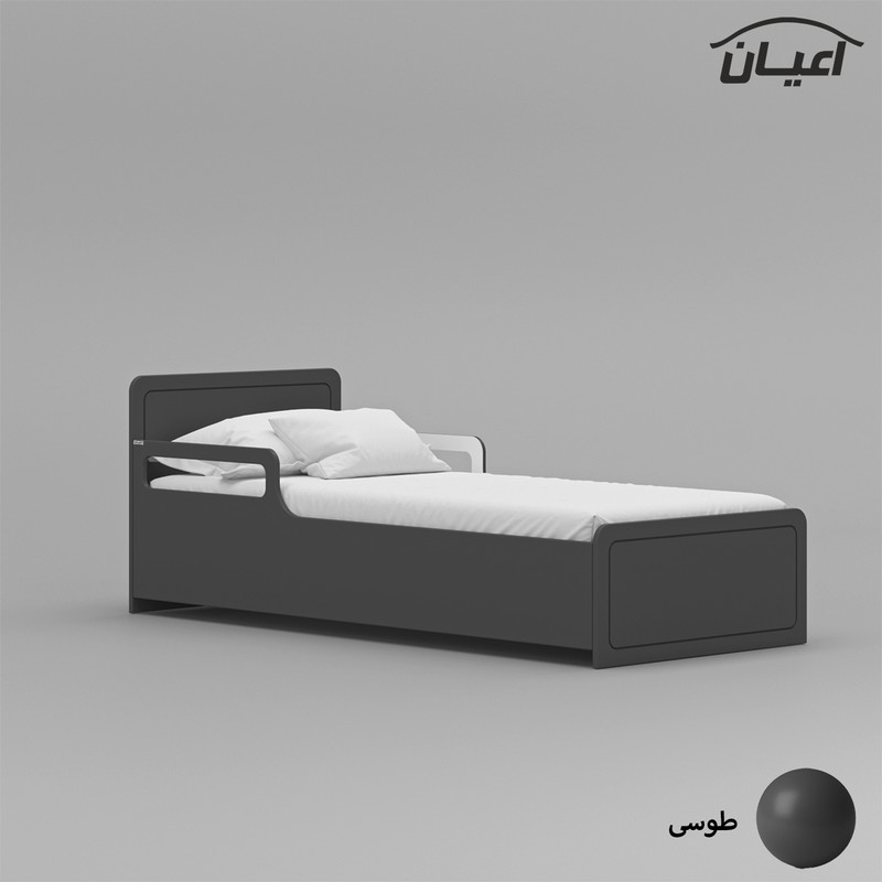 تخت خواب یک نفره اعیان مدل FH771 سایز 80x180 سانتی متر