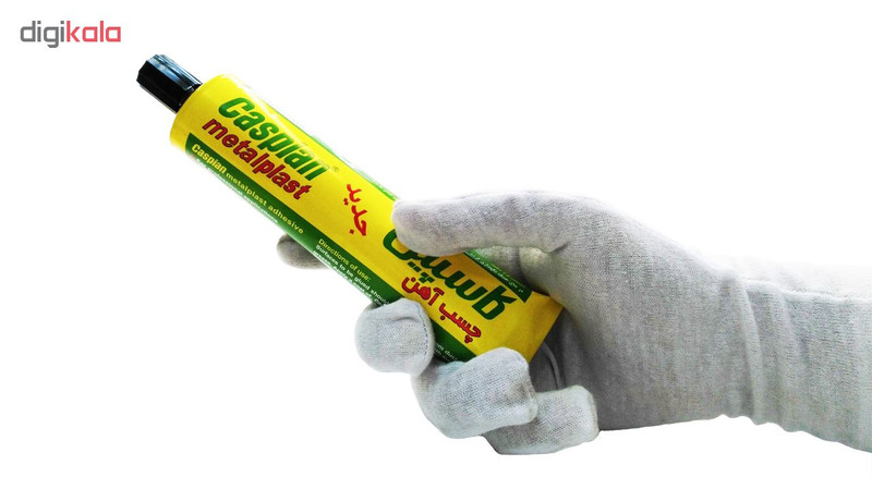 چسب آهن کاسپین مدل Metal plast New حجم 100 میلی لیتر بسته 4 عددی