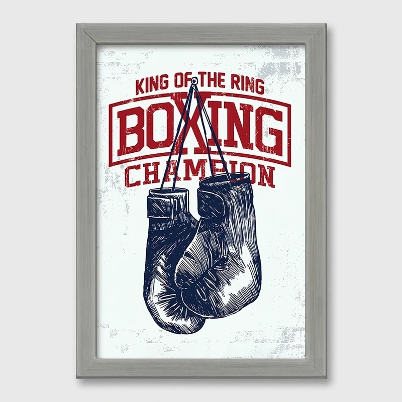 تابلو خندالو طرح بوکس (Boxing) کد F2530