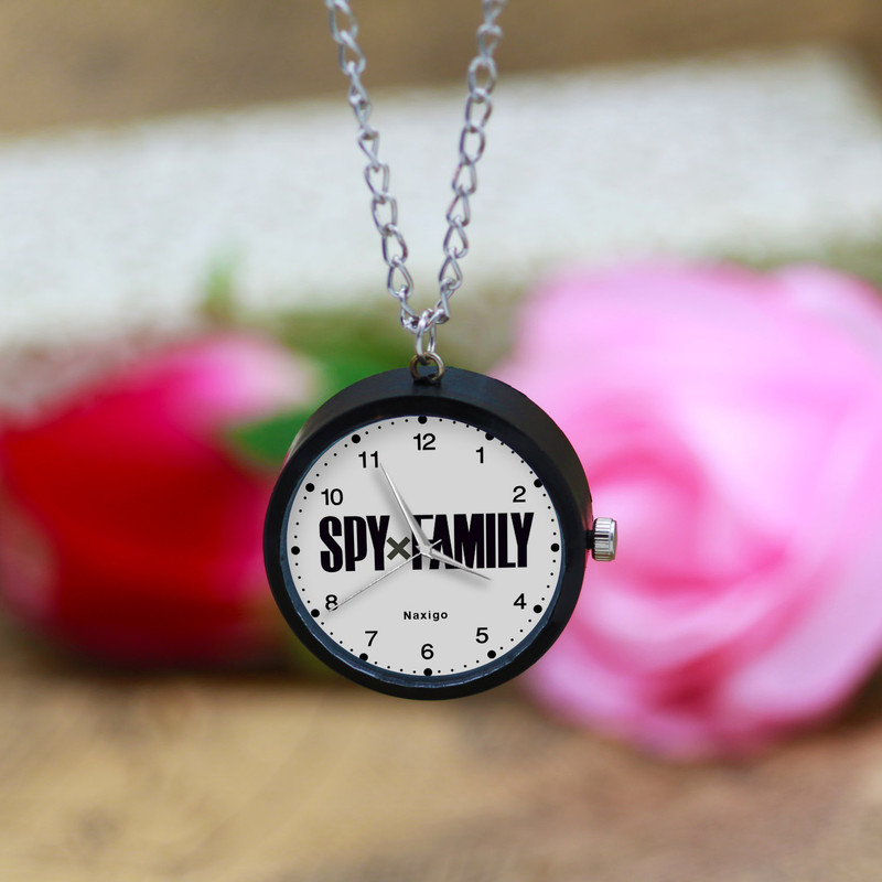 ساعت گردنبندی عقربه ای ناکسیگو مدل Spy x family کد NF13465 ساعت گردنبندی عقربه ای ناکسیگو مدل Spy x family کد NF13465