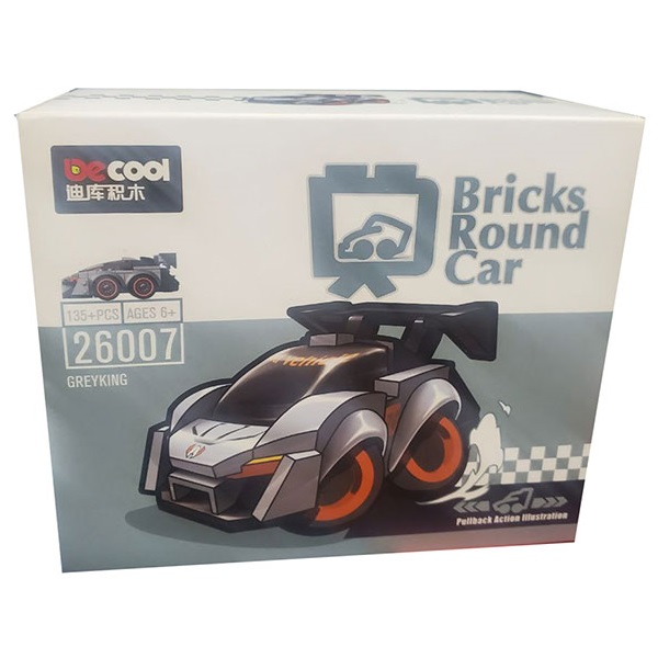 ساختنی دکول مدل Bricks Round Car کد 26007