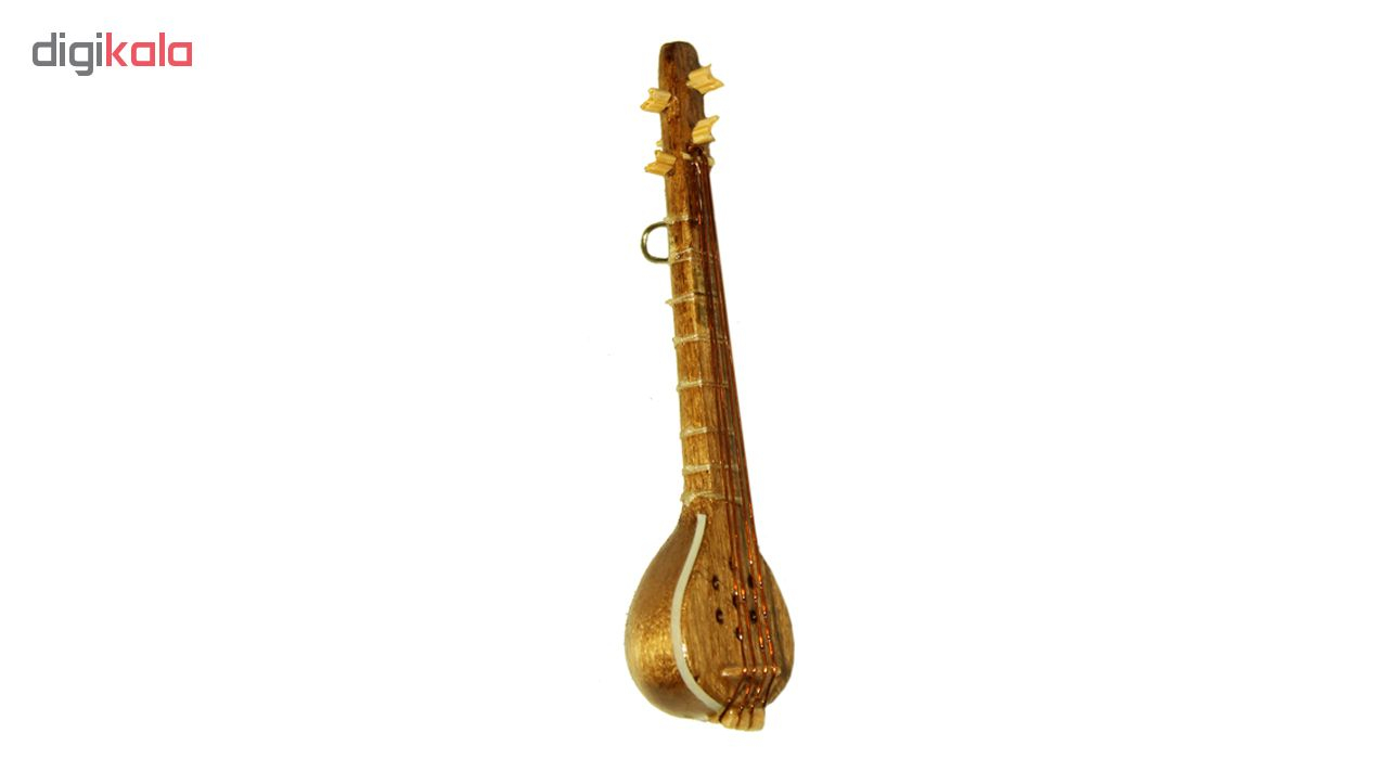 گردنبند آراکس طرح سه تار