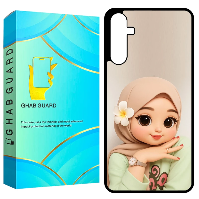 کاور قاب گارد طرح دختر مدل GCHPA24 مناسب برای گوشی موبایل سامسونگ Galaxy A24 4G