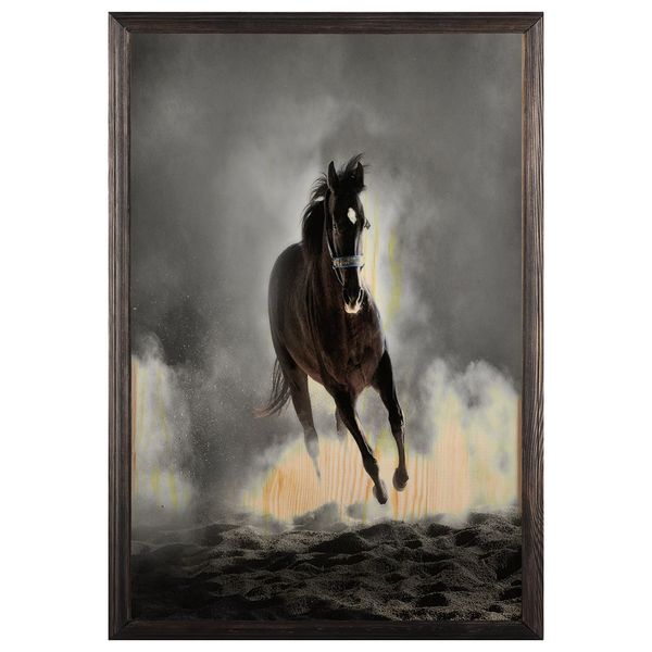 تابلو چوب آتینو مدل Wild Horse تابلو چوب آتینو مدل Wild Horse