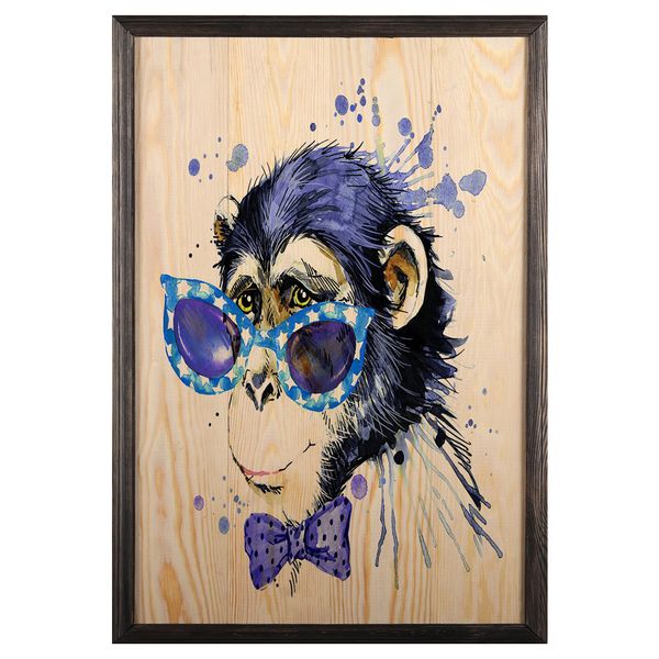 تابلو چوب آتینو مدل Monkey تابلو چوب آتینو مدل Monkey