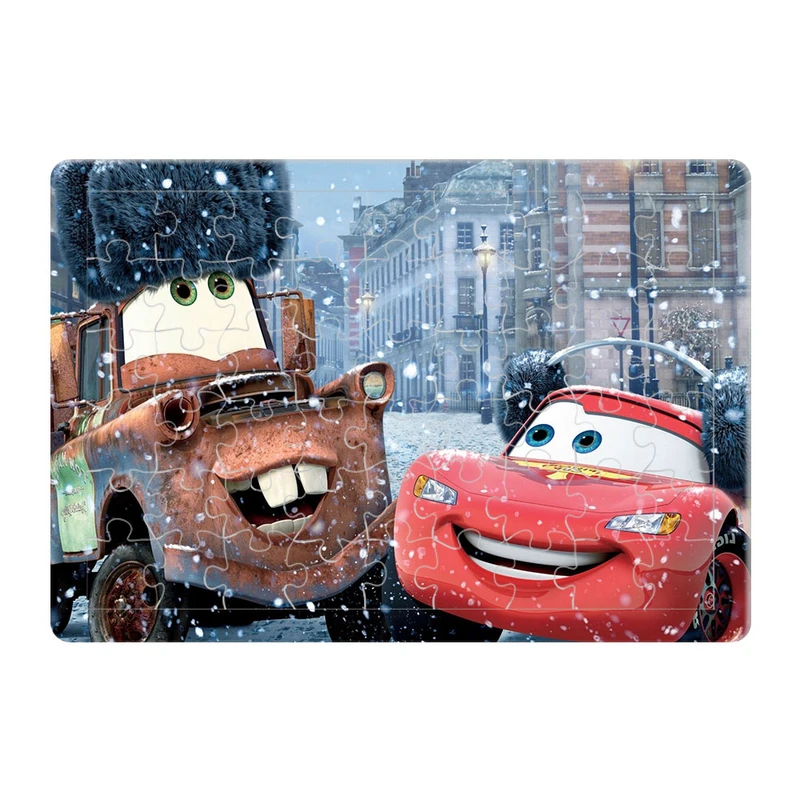 پازل 54 تکه طرح ماشین ها مدل P499