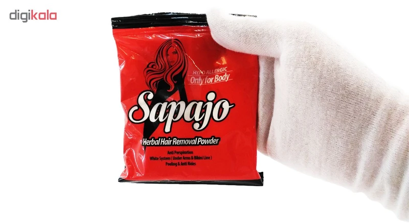 عکس شماره 7 : پودر موبر ساپاژو مدل کیفی خانواده بسته 10 عددی
