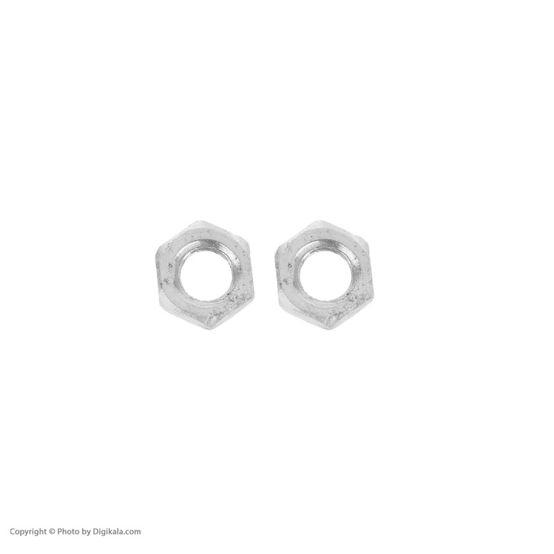 پیچ و مهره و رول پلاک مدل DN-4000323 مجموعه 10 عددی