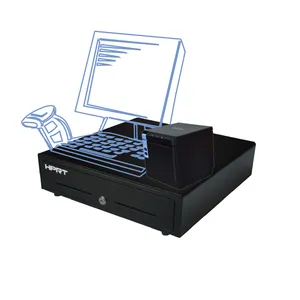 پرینتر حرارتی اچ پی آر تی مدل TP808 به همراه کشو پول HPRT مدل MK410