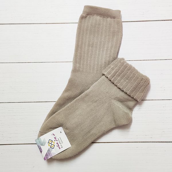 جوراب ساق بلند زنانه تن پوش هنگامه مدل حوله ای پاکتی کد KJ21 -  - 2