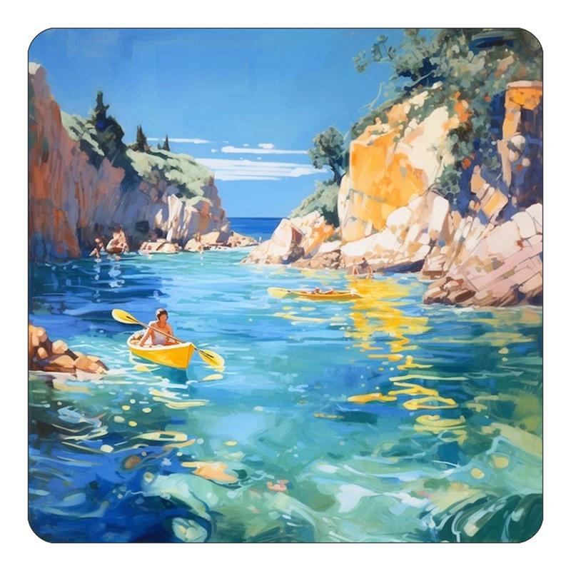 مگنت کاکتی طرح نقاشی رنگ روغن مدل mp70572