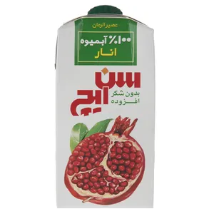 آبمیوه انار سن ایچ حجم 500 میلی‌ لیتر