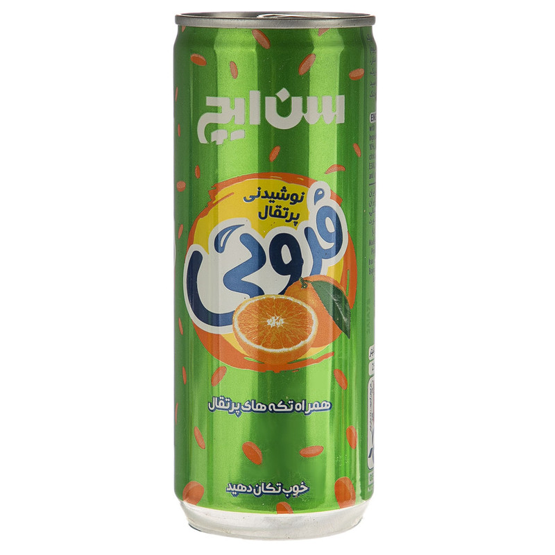 نوشیدنی پرتقال همراه با تکه های پرتقال سن ایچ مقدار 0.24 لیتر