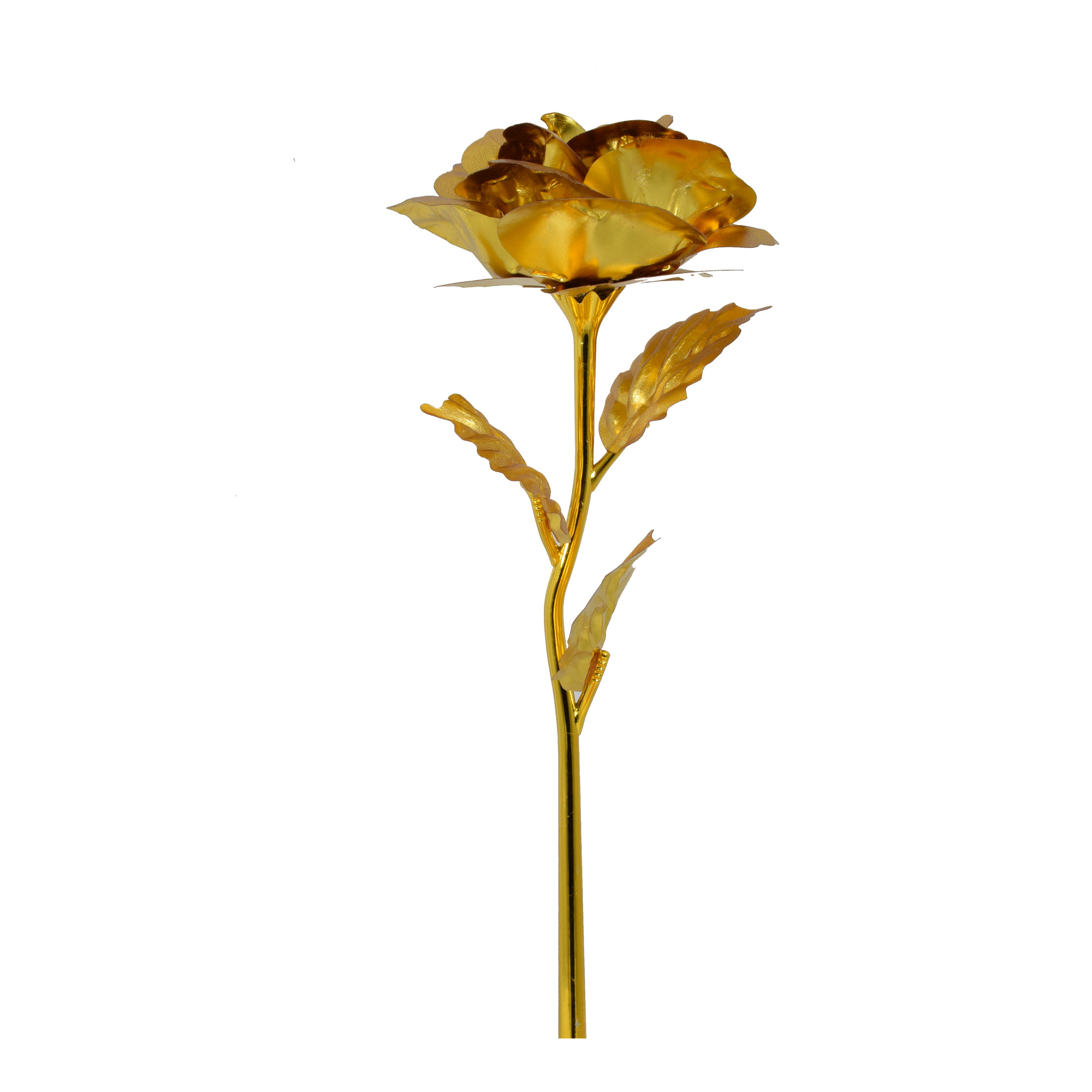 شاخه گل رز طلایی مدل Golden Rose 05