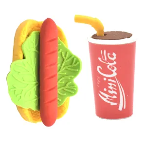 پاکن  مدل Erasers Fast Food بسته 2 عددی 