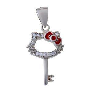  آویز گردنبند نقره زنانه بازرگانی میلادی کد PKR-128