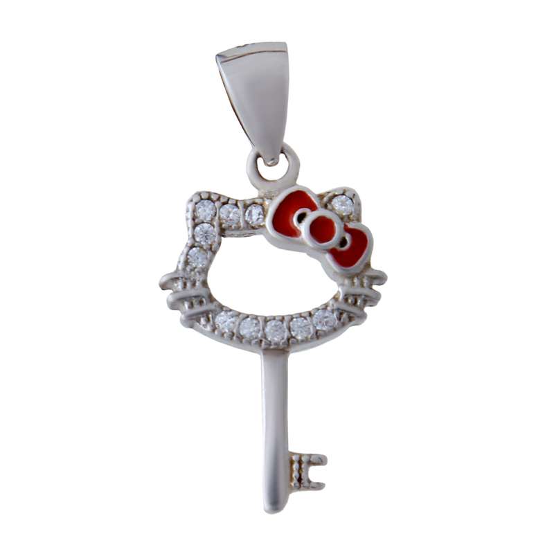 آویز گردنبند نقره زنانه بازرگانی میلادی کد PKR-128